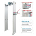Temperature Walk Through Metal Detector Gate Human Body Detector Temperature Sensor Measurement Gate